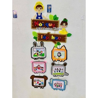 Bộ nội quy lớp học hình túi