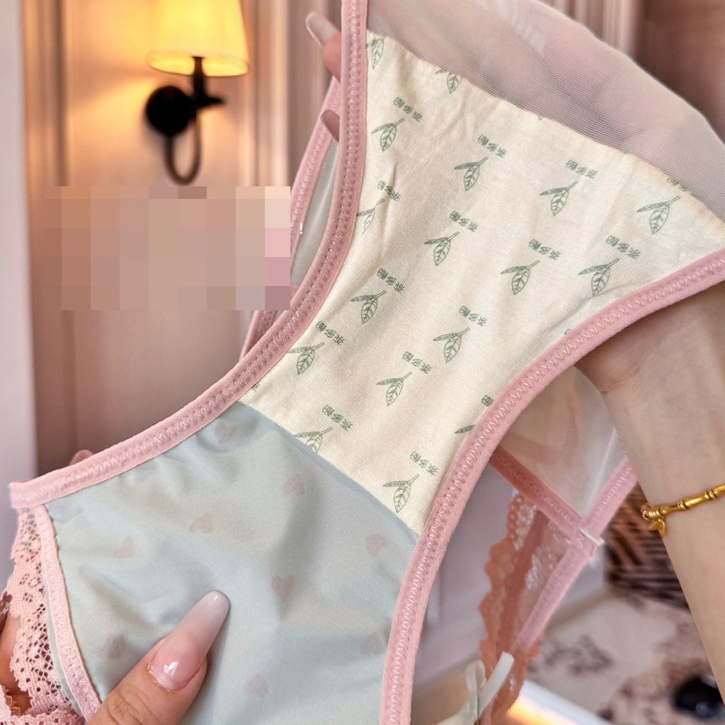 Quần lót viền ren mix lụa gợi cảm Lalaly L36, quần lót nữ sexy tinh tế, tôn đường cong hoàn hảo