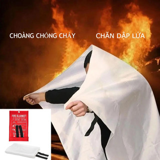 Mền Dập Lửa Chống Cháy Sợi Thủy Tinh Cao Cấp 1,5 x 1,5m – Choàng Cứu Hộ, Dập Cháy Nhanh, An Toàn