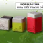 Hộp đựng trà cao cấp chất liệu thiếc HỌA TIẾT NẮP BẠC THÀNH CỔ đựng trà,cà phê,thảo dược nhiều mầu sắc và kích thước