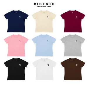 Áo Thun Baby Tee " Logo Baby " VIBESTU, Áo Thun Nữ Local Brand 100% Cotton Premium Đã Xử Lý Co Rút