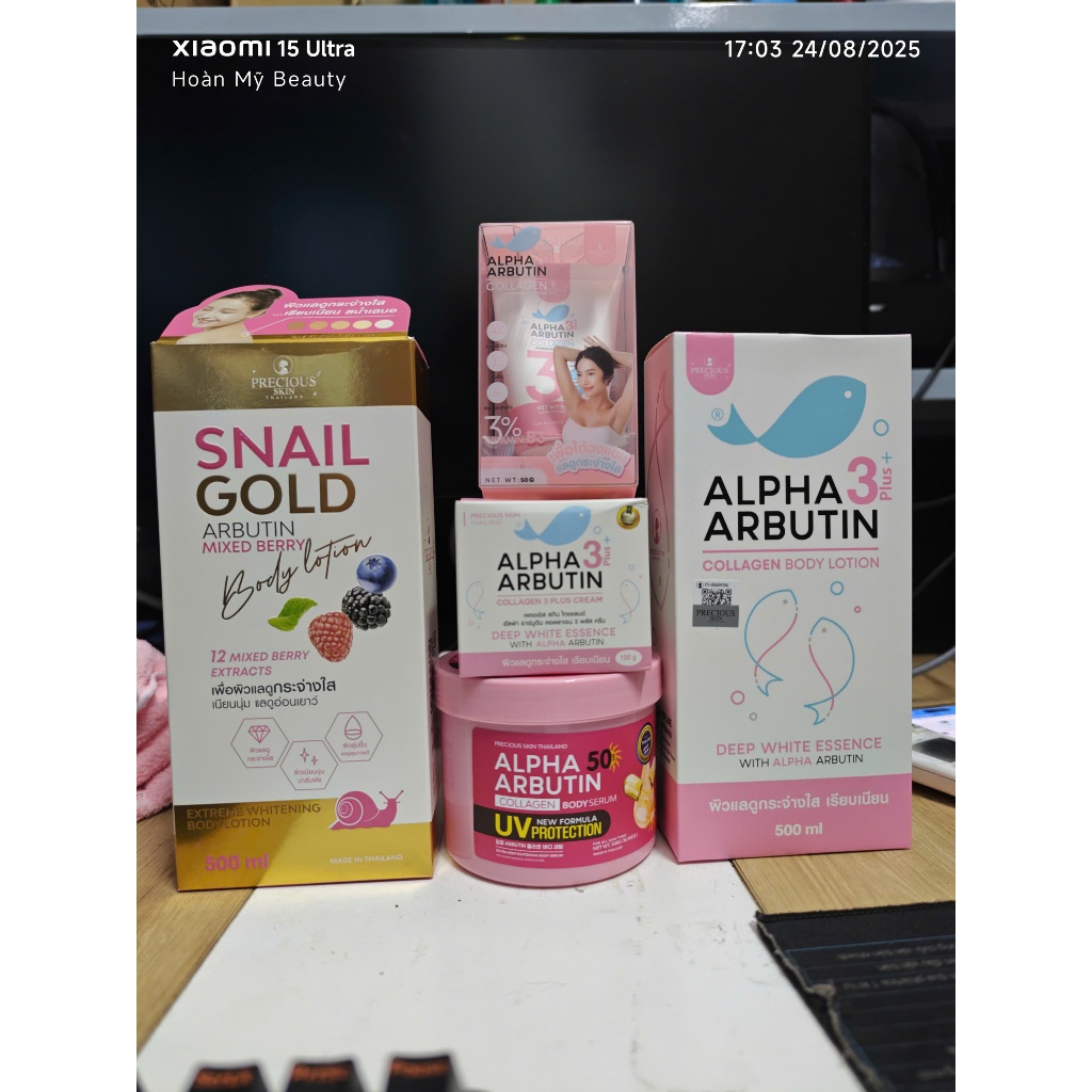 Sữa Dưỡng Thể Alpha Arbutin Collagen Lotion 3+ Plus – Hàng Chính Hãng