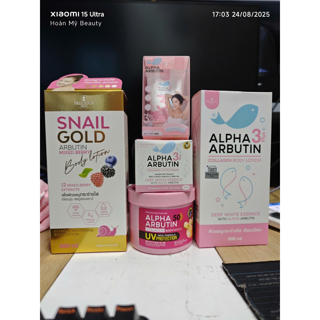 Sữa Dưỡng Thể Alpha Arbutin Collagen Lotion 3+ Plus – Hàng Chính Hãng