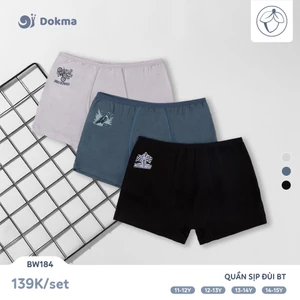 Set 3 Chiếc Quần Chip Đùi Bé Trai Màu Ngẫu Nhiên Dokma BW184