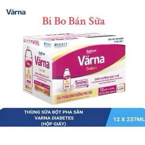 Thùng 12 Hộp Sữa Bột Pha Sẵn Värna Diabetes 237ml - {Hỗ Trợ Ổn Định Đường Huyết}
