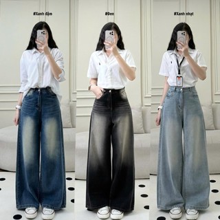 Quần Jeans Ống Suông 247Store nhiều màu tôn dáng form unisex nam nữ đi học đi làm