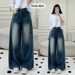 Quần Jeans Ống Suông 247Store nhiều màu tôn dáng form unisex nam nữ đi học đi làm