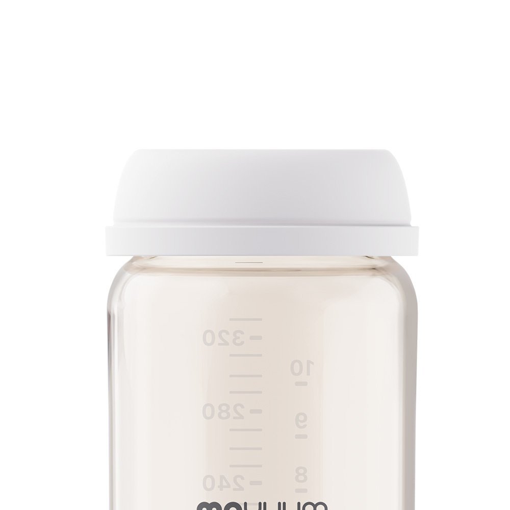Bình sữa PPSU Moyuum - Mẫu trơn - Thế hệ 3 - 330ml - KHÔNG NÚM