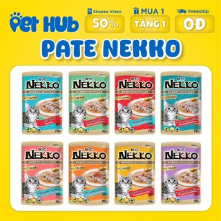 [HÀNG CÔNG TY]Pate Nekko Cho Mèo Gói 70g - Nhập Khẩu Thái Lan Cho Mèo Trưởng Thành Và Mèo Con