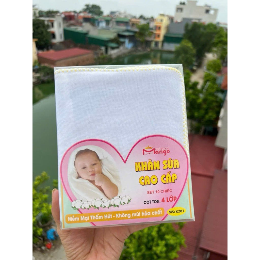 ( SỈ 2 GÓI ) Khăn sữa cao cấp Marigo Phú Đô 2 lớp, 3 lớp, 4 lớp siêu mềm