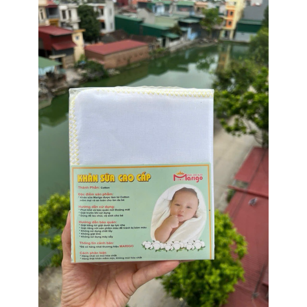 ( SỈ 2 GÓI ) Khăn sữa cao cấp Marigo Phú Đô 2 lớp, 3 lớp, 4 lớp siêu mềm