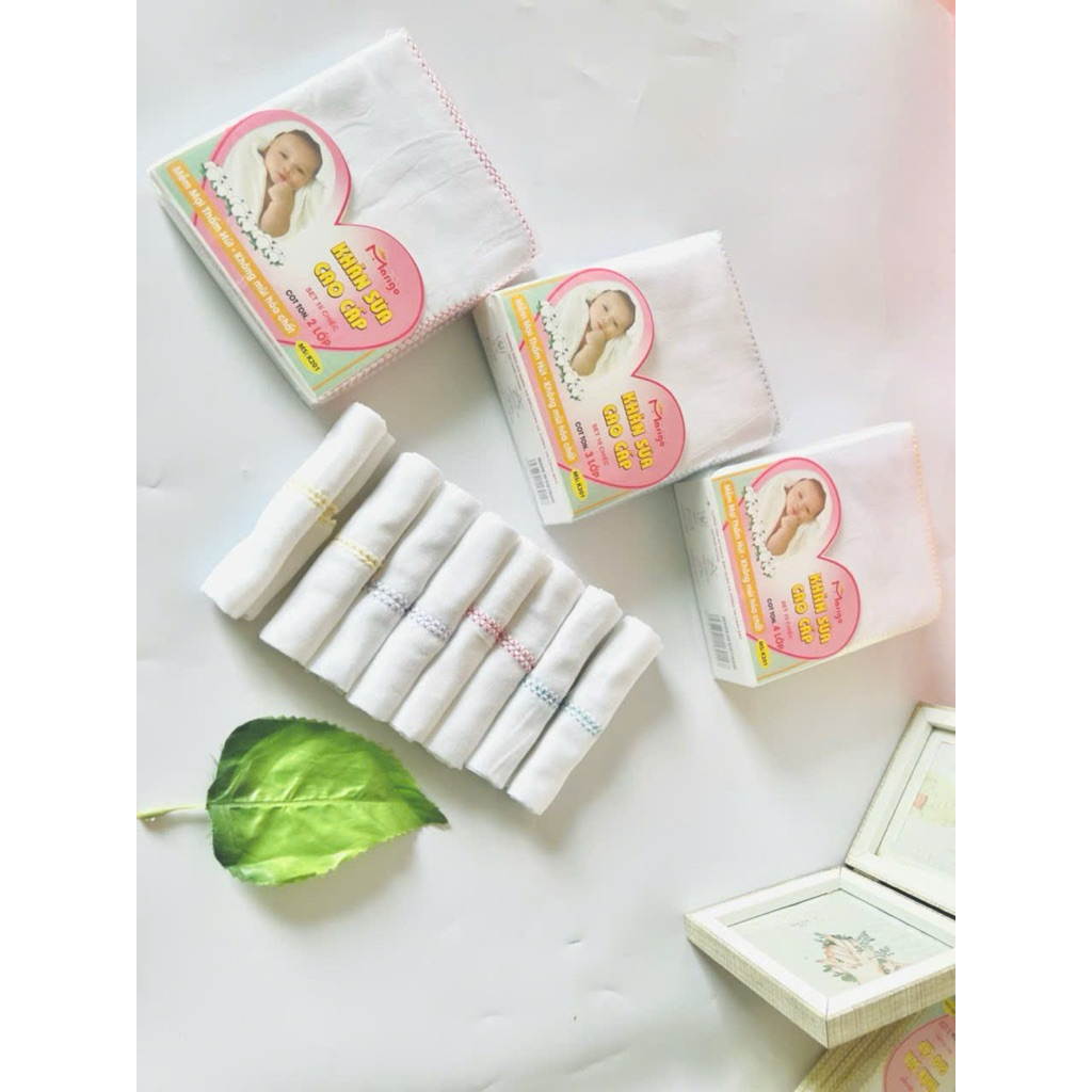 ( SỈ 2 GÓI ) Khăn sữa cao cấp Marigo Phú Đô 2 lớp, 3 lớp, 4 lớp siêu mềm