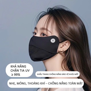 Khẩu Trang Chống Nắng Nữ Cocoon You UPF50+ Lưới Thoáng Mũi, Chất Mềm Mịn, Che Kín Đến Mắt
