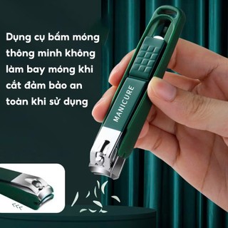 Bộ 6 Món Dụng Cụ Bấm Móng Kèm Hộp Đựng, Bộ Cắt Bấm Dũa Móng Tay Móng Chân Đa Năng