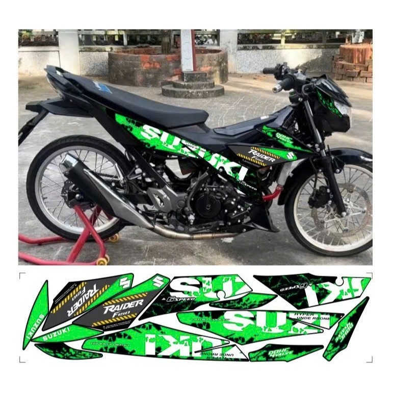 Tem rời RAIDER  cao cấp chất liêu in 3 lớp chống nước không phai màu.