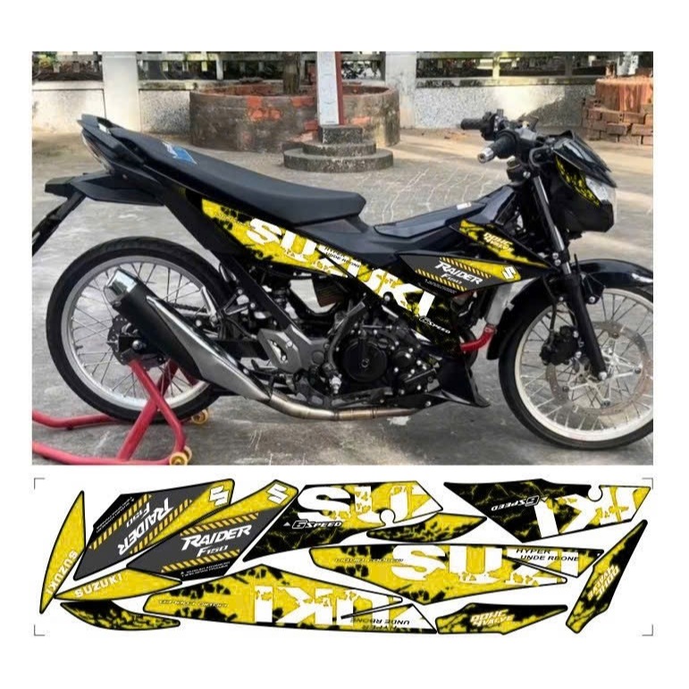 Tem rời RAIDER  cao cấp chất liêu in 3 lớp chống nước không phai màu.