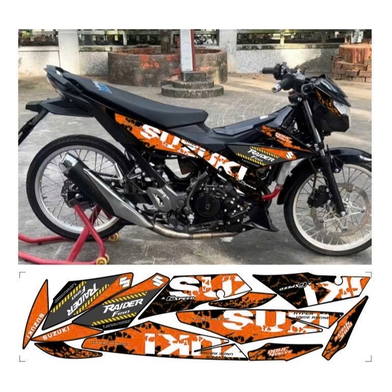 Tem rời RAIDER  cao cấp chất liêu in 3 lớp chống nước không phai màu.
