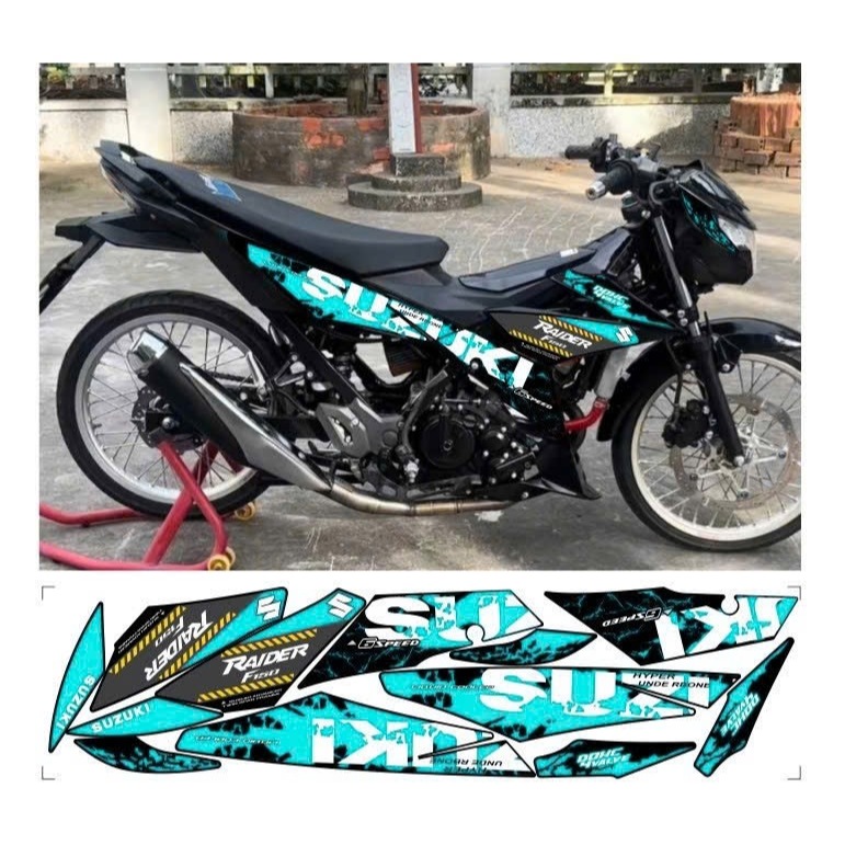 Tem rời RAIDER  cao cấp chất liêu in 3 lớp chống nước không phai màu.
