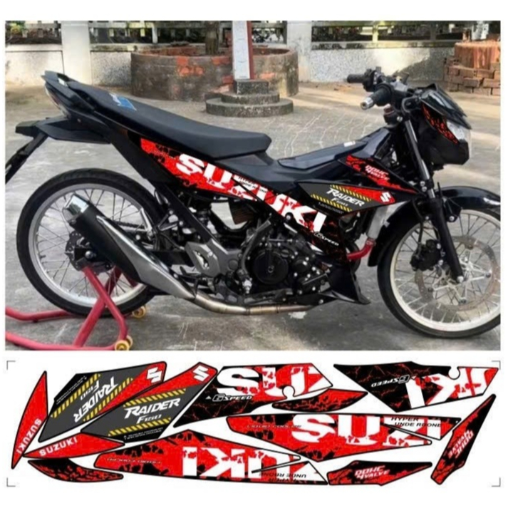 Tem rời RAIDER  cao cấp chất liêu in 3 lớp chống nước không phai màu.