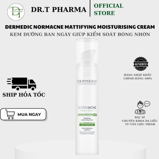 [HÀNG CÔNG TY] Kem Dưỡng Kiềm Dầu Dermedic Normacne Mattifying Moisturising Cream 40ml