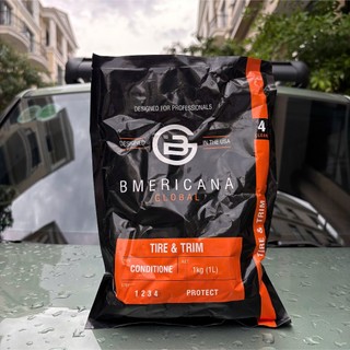 BỘT BÓNG LỐP Ô TÔ CHUYÊN DỤNG BMERICANA - LOẠI 1KG LỚN CHO GARAGE