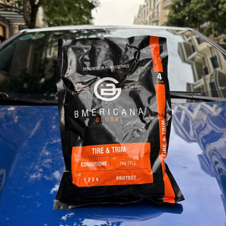 BỘT BÓNG LỐP Ô TÔ CHUYÊN DỤNG BMERICANA - LOẠI 1KG LỚN CHO GARAGE