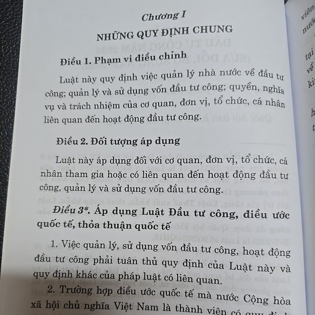 Sách - Luật Đầu Tư Công năm 2024 (sđ,bs 2025) NXB Chính trị quốc gia sự thật