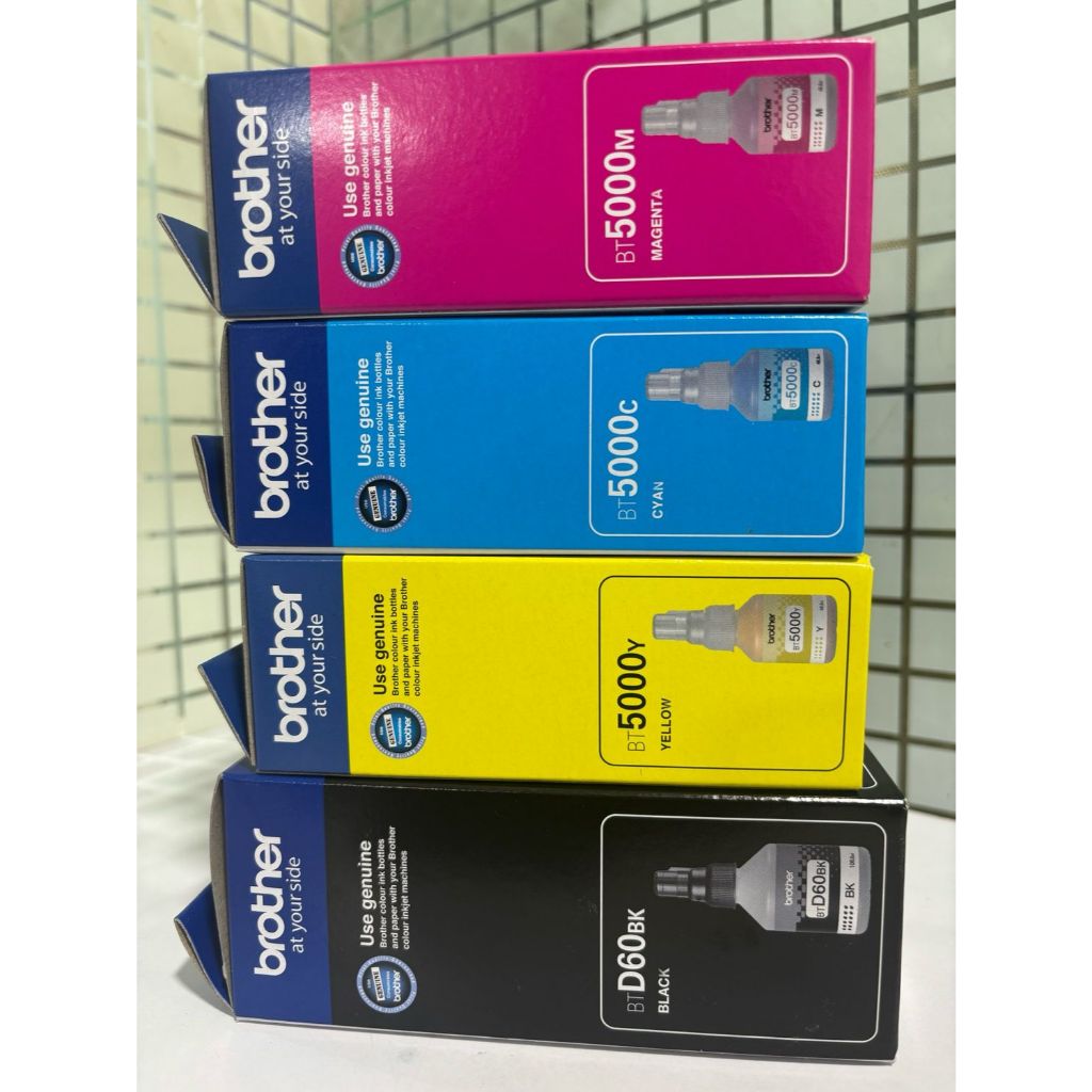 Mực Brother D60, BT5000 bộ 4 Màu brother (T420w, T426w, T510w, T520w) Chính Hãng
