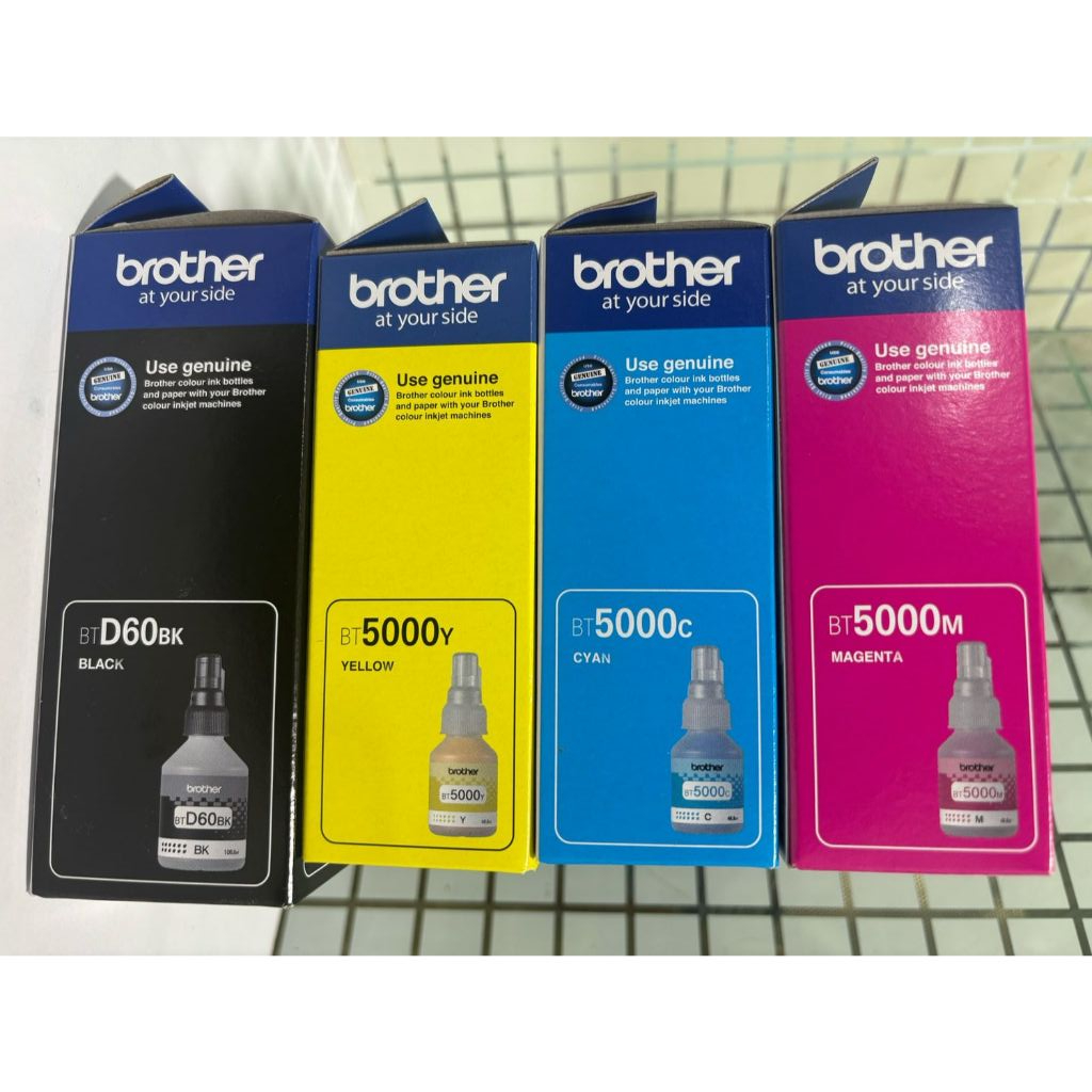 Mực Brother D60, BT5000 bộ 4 Màu brother(T525w, T710w, T720dw) Chính Hãng