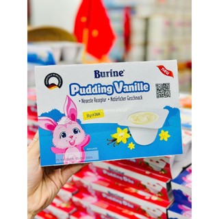 Cháo Sữa Pudding Burine Bổ Sung Dinh Dưỡng Phát Triển Chiều Cao Cho Trẻ Từ 6 Tháng, Trẻ Biếng Ăn Vỉ 6x50g