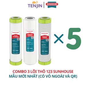 Sỉ 5 Bộ Lõi Lọc Nước sunhouse, Kangaroo thay thế cho máy lọc RO