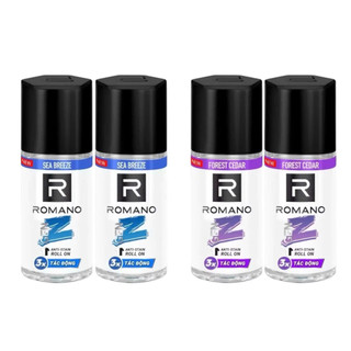 Combo 2 Lăn khử mùi nam ngăn vệt ố vàng Romano Gen Z ( 40ml x 2 )