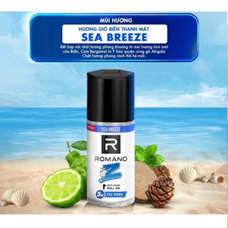 Combo 2 Lăn khử mùi nam ngăn vệt ố vàng Romano Gen Z ( 40ml x 2 )