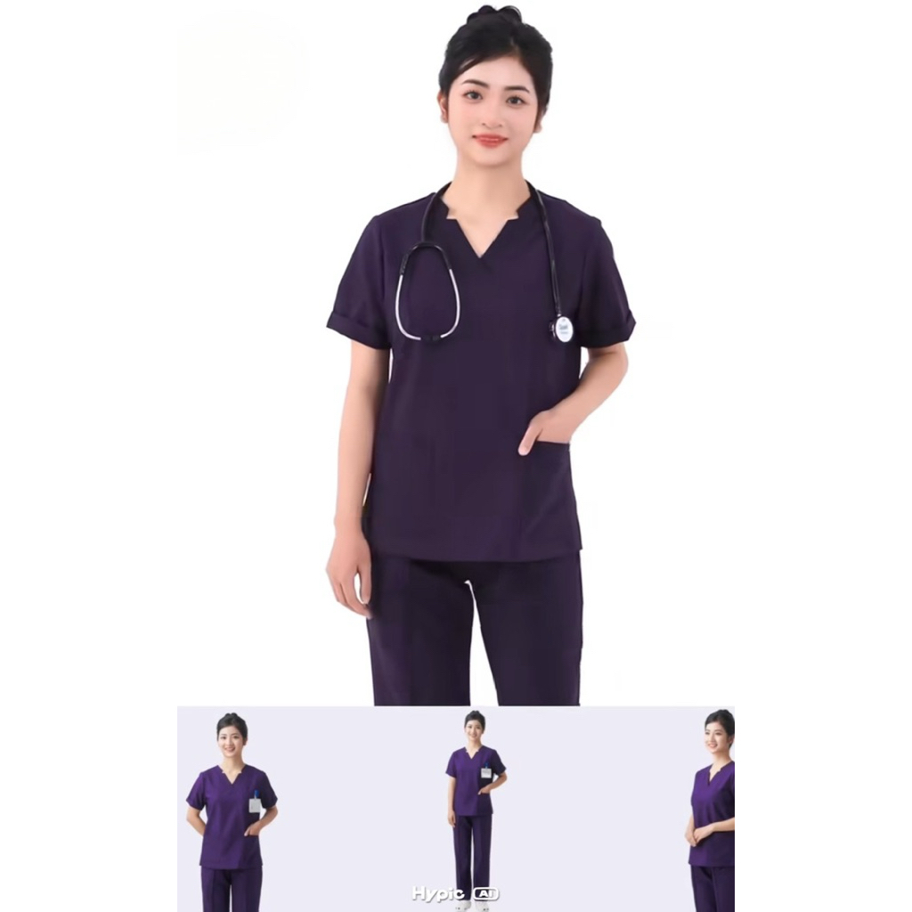 Bộ đồng phục spa vải cotton,scrubs bác sĩ cao cấp,quần áo điều dưỡng,dược sĩ,đồng phục phòng khám,nha khoa,thẩm mỹ viện