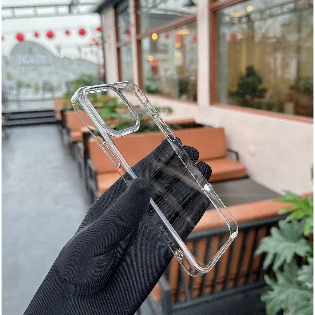 Ốp Likgus trong suốt siêu mỏng 0.3mm không ố vàng IPhone 17Promax 17Pro 17Air 17 16 15 14 13 12 11