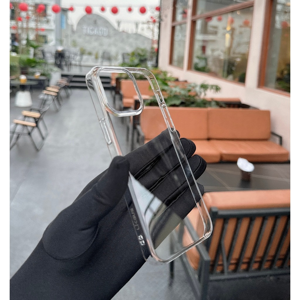 Ốp Likgus trong suốt siêu mỏng 0.3mm không ố vàng IPhone 17Promax 17Pro 17Air 17 16 15 14 13 12 11