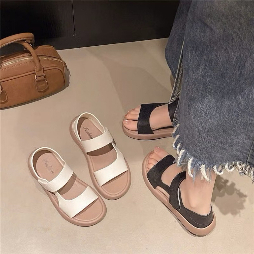Dép Sandal Nữ Mẫu Mới ,Đi Học Đi Chơi Siêu Xinh,Đế Bệt