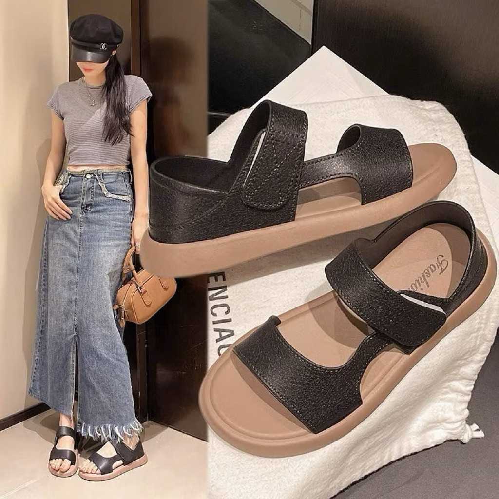 Dép Sandal Nữ Mẫu Mới ,Đi Học Đi Chơi Siêu Xinh,Đế Bệt