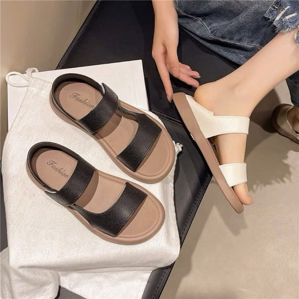 Dép Sandal Nữ Mẫu Mới ,Đi Học Đi Chơi Siêu Xinh,Đế Bệt