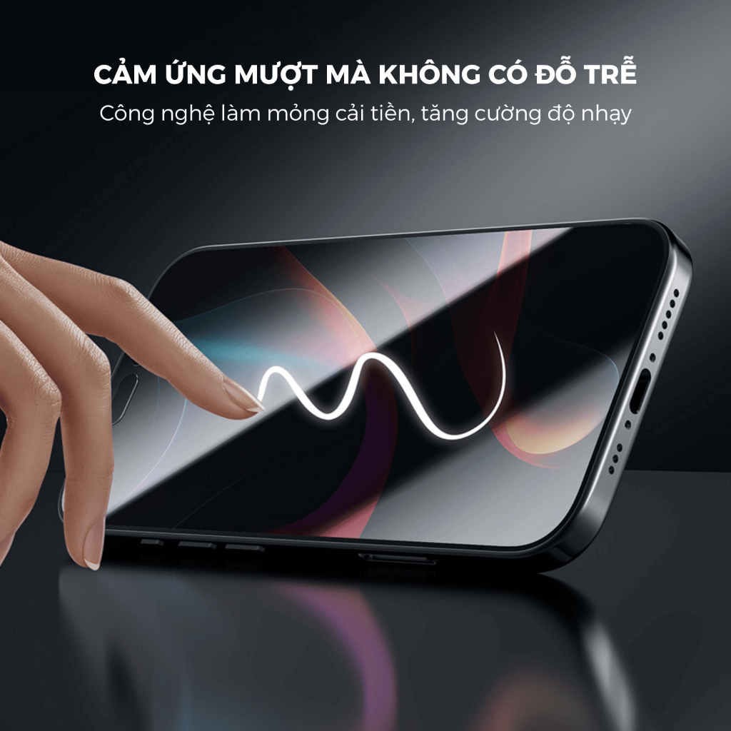 Kính cường lực trong suốt khung trợ dán Nillkin CP+ Pro viền mỏng cho IPhone 17Promax 16Promax 16Pro