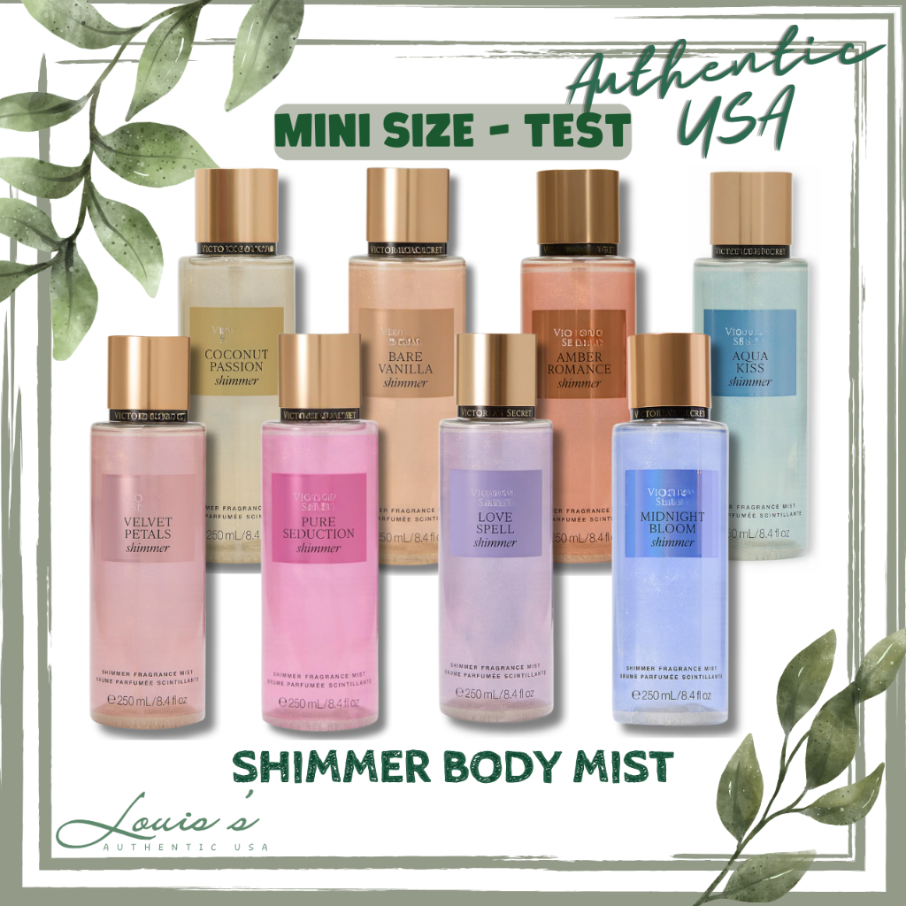 [ Mini ] Body mist shimmer - Xịt thơm ánh nhũ Victoria's Secret Mỹ BARE ...