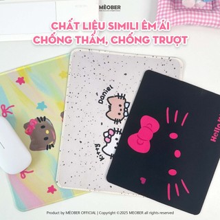 Lót Chuột Máy Tính Hello Kitty Phong Cách Dễ Thương, Chống Thấm Chống Trượt 2.0 - MEOBER.VN