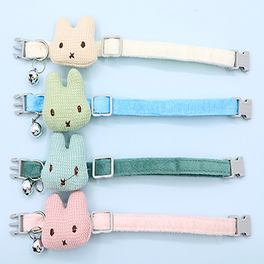 Vòng Cổ Cho Mèo Nhỏ Chú Chó Con Cún Thú Cưng Flea Màu Xanh Hồng Trắng Cao Cấp Rẻ Cute Đến Lớn Đeo Cũng Được Không Chuông