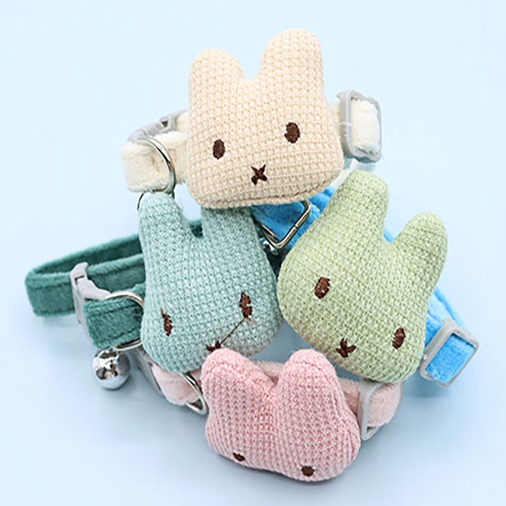 Vòng Cổ Cho Mèo Nhỏ Chú Chó Con Cún Thú Cưng Flea Màu Xanh Hồng Trắng Cao Cấp Rẻ Cute Đến Lớn Đeo Cũng Được Không Chuông