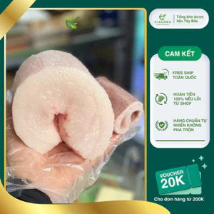 1kg Mỡ Lợn Bản, Mỡ Lợn Đen Lai Châu Tươi Loại 1 Hút Chân Không