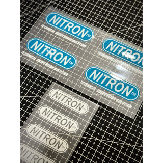 Tem Dán Phuộc Nitron Bình Dầu Đôi SH - Tem Nitron Dán Thân Phuộc SH / Tem Hpa Nitron |SGDC - 1 Cái/Cặp )