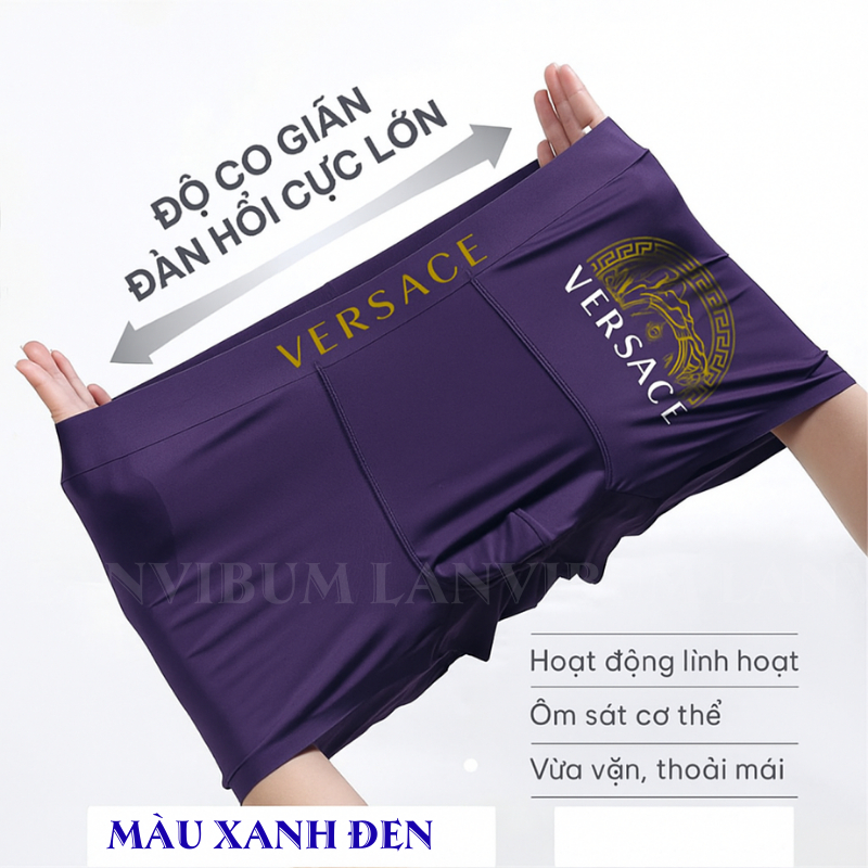 Combo 5 quần lót nam co giãn  – vải thun lạnh, thoáng khí, khử mùi