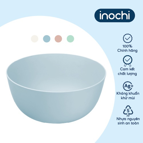 Bộ thau rổ đa năng 23cm Inochi chịu nhiệt độ cao. thau rổ rửa rau, trộn salad