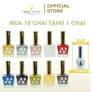 COMBO 10 CHAI SƠN THƯỜNG TẶNG 1 CHAI BÓNG ( TỔNG 11 CHAI) - Sơn Móng Tay Cao Cấp AH35 Nhiều Màu - Ngọc Thuỷ Nail