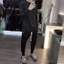 Quần Nỉ Jogger Trơn DSQ Chất Liệu Umi Hàn Co Dãn, Phong Cách Đơn Giản, Màu Đen Thời Trang Nam 2025